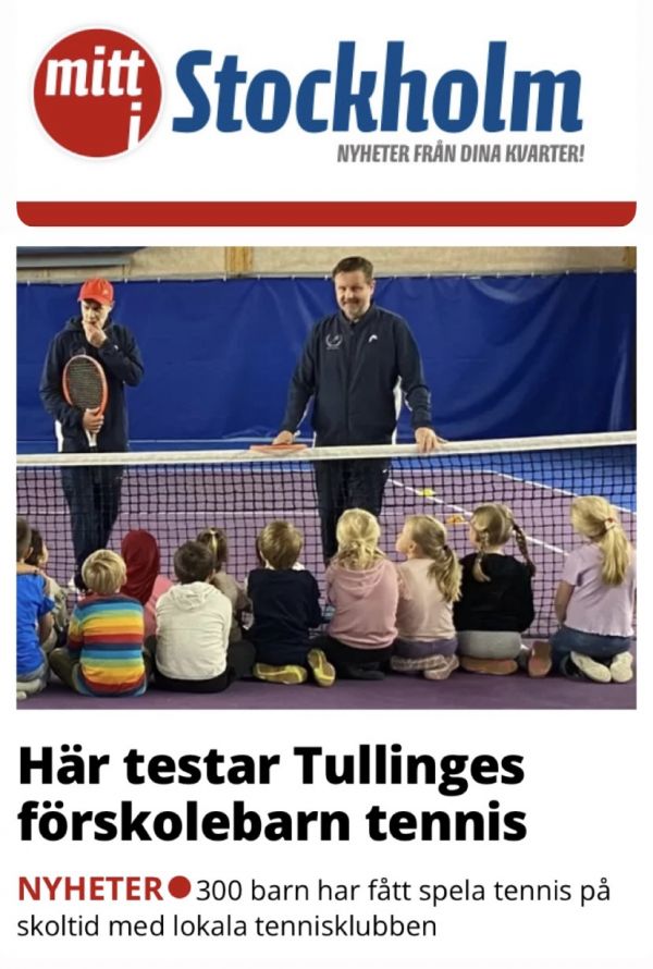 image: Tullinge TK i tidningen Mitti!